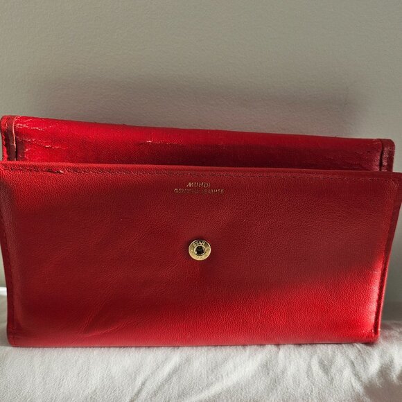 Portefeuille Mundi vintage cuir véritable - Picture 3 of 6